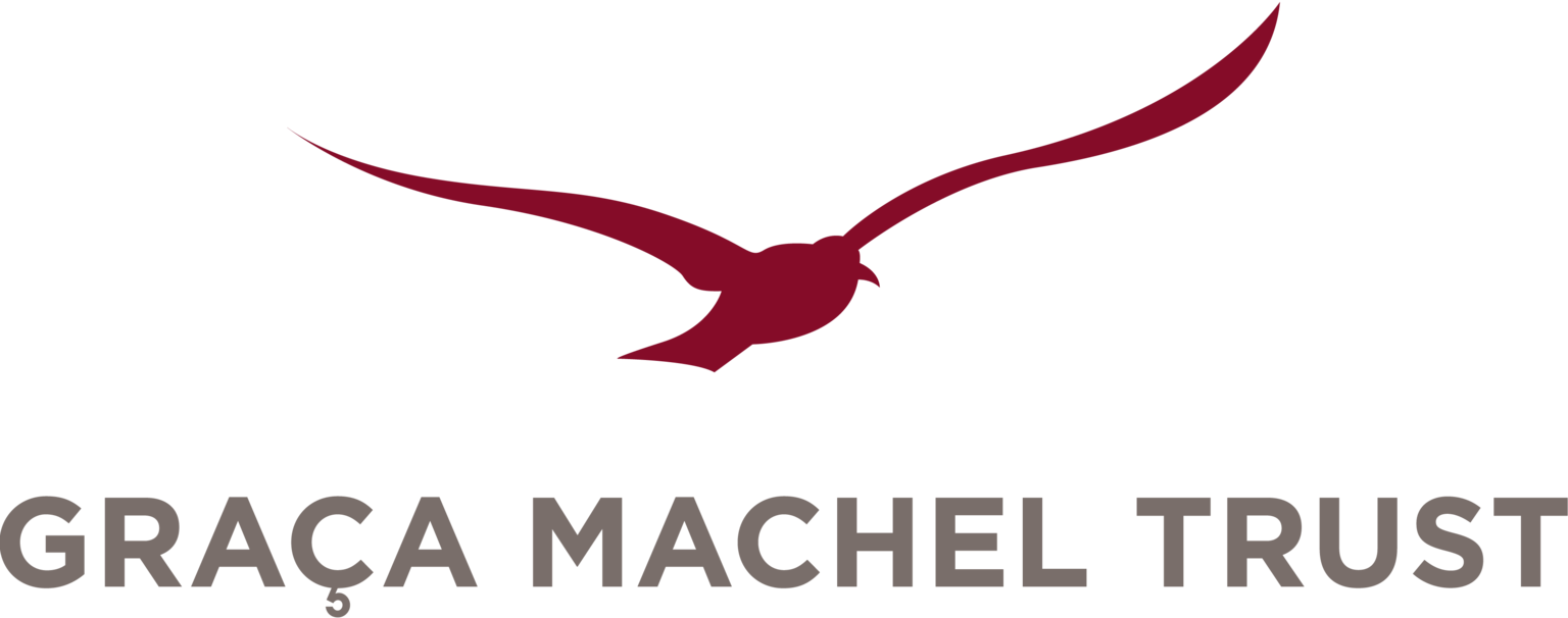 logo of the Graça Machel Trust bird flying